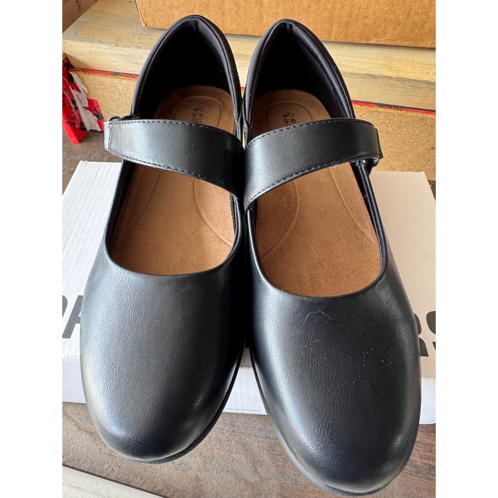 DREAM PAIRS SDFA2407W Women's Black Mary Jane Flats Comfort Shoes Size 9.5IRS - Picture 4 of 11